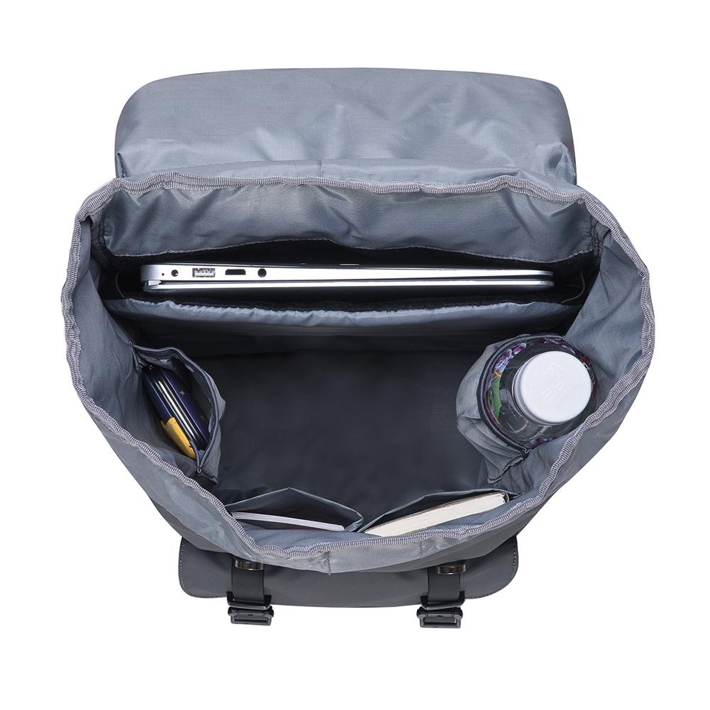 KAUKKO Backpack for city trips, EP5-8 ( Grey / 20.5L ) - kaukko