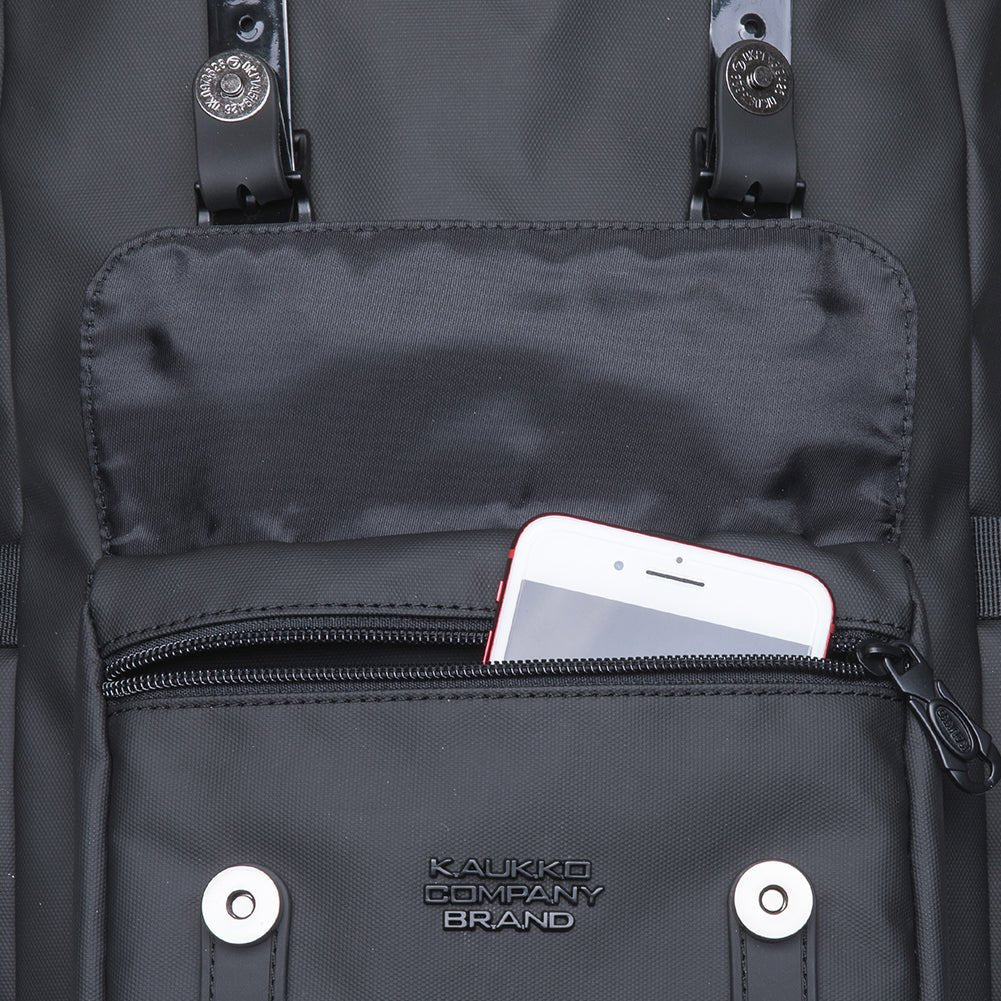 KAUKKO Backpack for city trips, EP5-9 ( Black / 16.1L) - kaukko