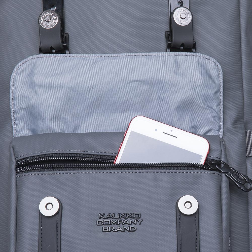 KAUKKO Backpack for city trips, EP5-9 ( Grey / 16.1L) - kaukko