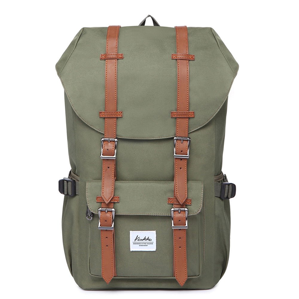 KAUKKO Backpack for city trips, EP5( Green / 22.4L ) - kaukko