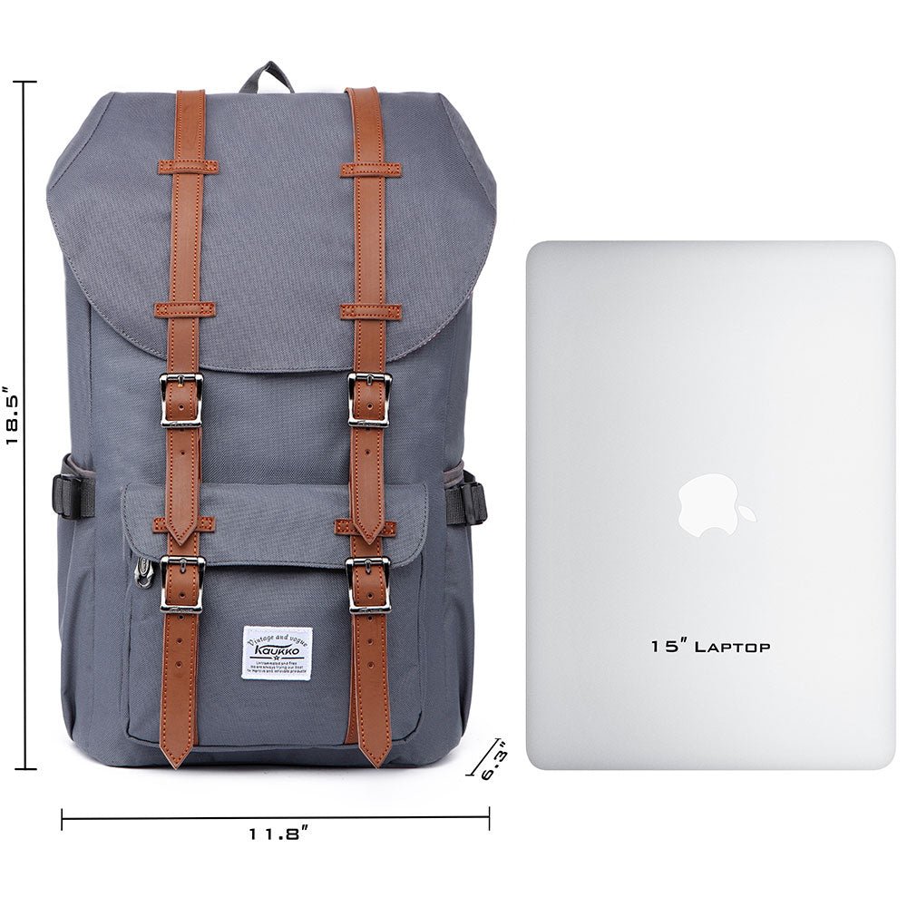 KAUKKO Backpack for city trips, EP5 ( Grey / 22.4L ) - kaukko