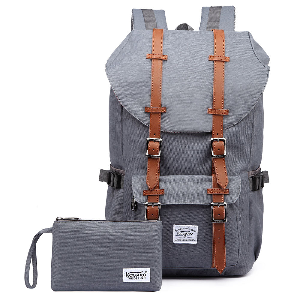 KAUKKO Backpack for city trips, EP5 ( Grey+Wallet / 22.4L ) - kaukko