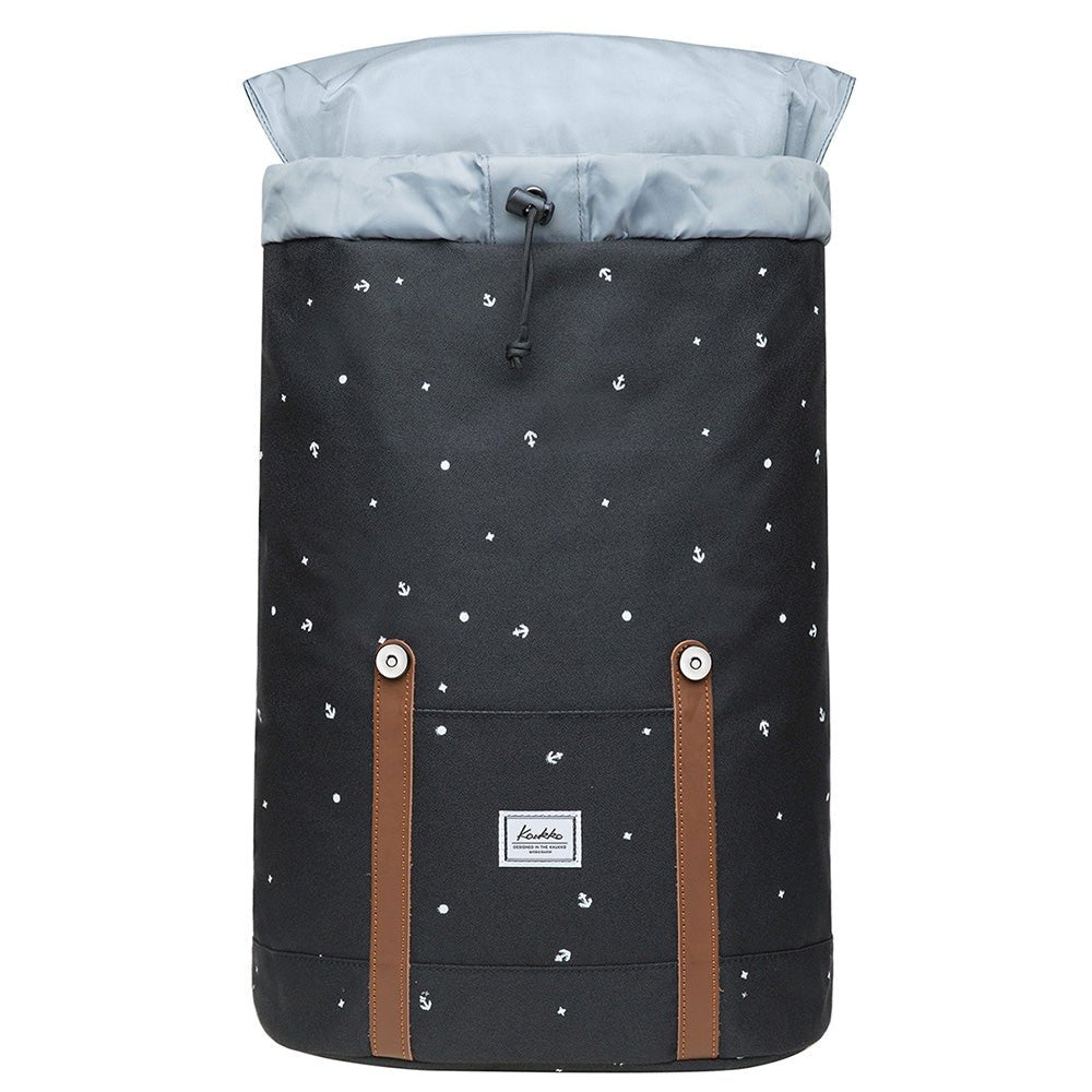 KAUKKO Backpack for city trips, EP6-10 ( Black / 11.8L ) - kaukko