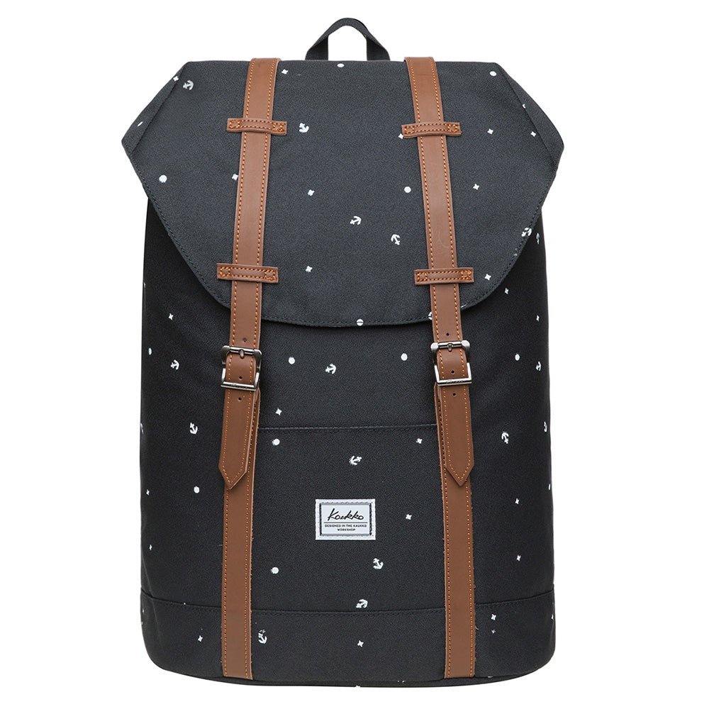 KAUKKO Backpack for city trips, EP6-10 ( Black / 11.8L ) - kaukko