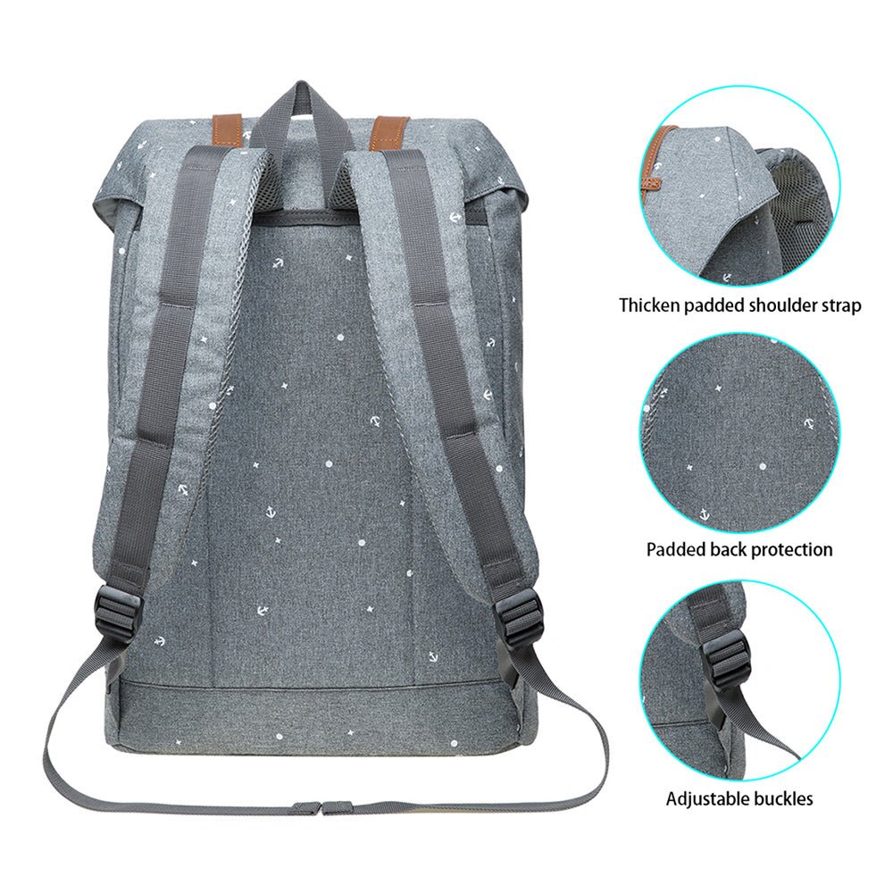 KAUKKO Backpack for city trips, EP6-10 ( Grey / 11.8L ) - kaukko