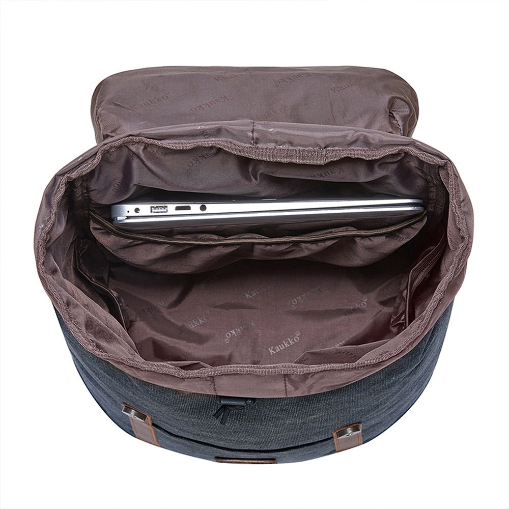 KAUKKO Backpack for city trips, EP6-3 ( Black / 18.1L ) - kaukko