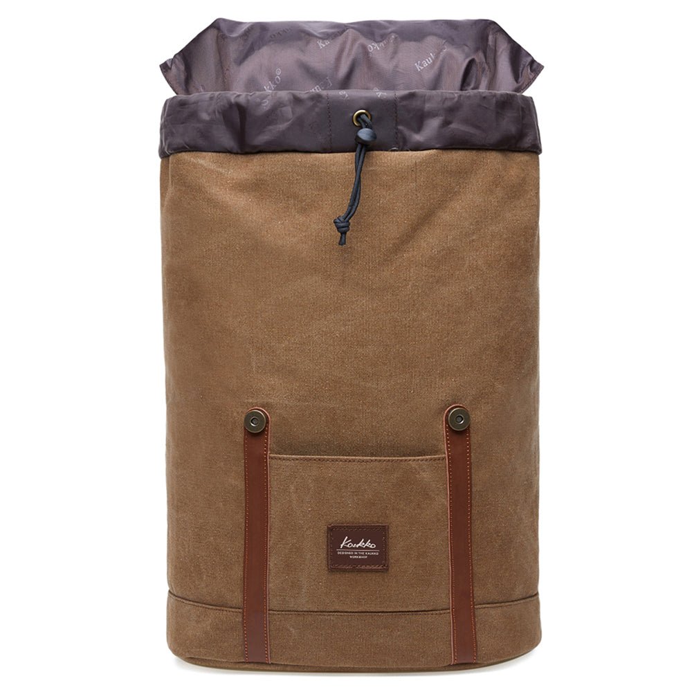KAUKKO Backpack for city trips, EP6-3 ( Brown / 18.1L ) - kaukko