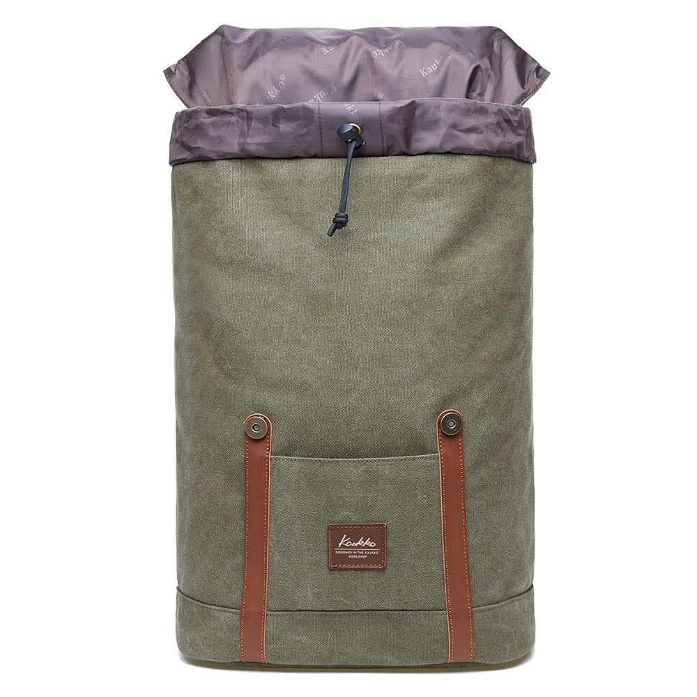 KAUKKO Backpack for city trips, EP6-3 ( Green / 18.1L ) - kaukko