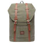 KAUKKO Backpack for city trips, EP6-3 ( Green / 18.1L ) - kaukko