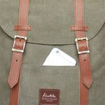 KAUKKO Backpack for city trips, EP6-3 ( Green / 18.1L ) - kaukko