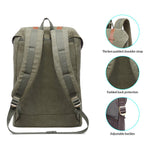 KAUKKO Backpack for city trips, EP6-3 ( Green / 18.1L ) - kaukko