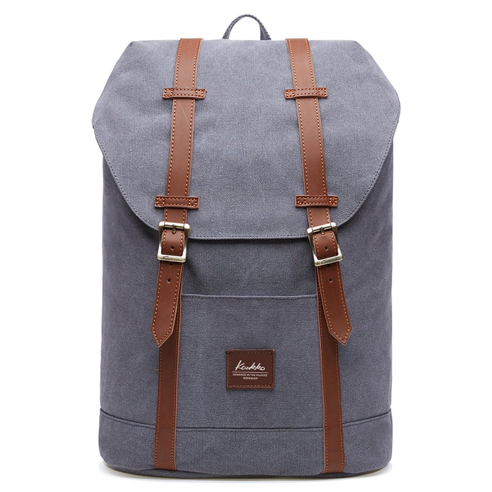 KAUKKO Backpack for city trips, EP6-3 ( Grey / 18.1L ) - kaukko