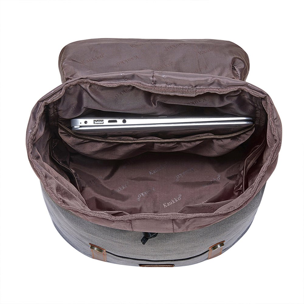 KAUKKO Backpack for city trips, EP6-3 ( Grey / 18.1L ) - kaukko