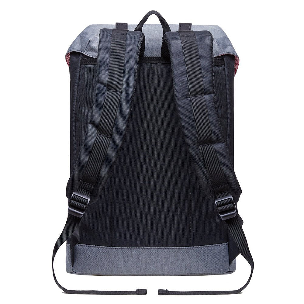 KAUKKO Backpack for city trips, EP6-4 ( Black Grey/ 18.1L ) - kaukko