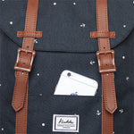 KAUKKO Backpack for city trips, EP6-5 ( Black / 17.8L ) - kaukko