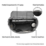 KAUKKO Backpack for city trips, EP6-5 ( Black / 17.8L ) - kaukko