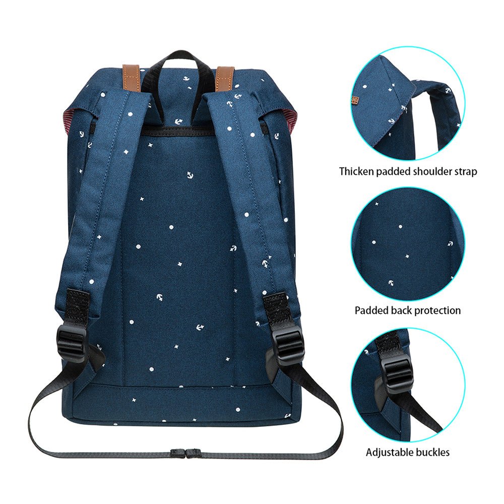 KAUKKO Backpack for city trips, EP6-5 ( Blue / 17.8L ) - kaukko