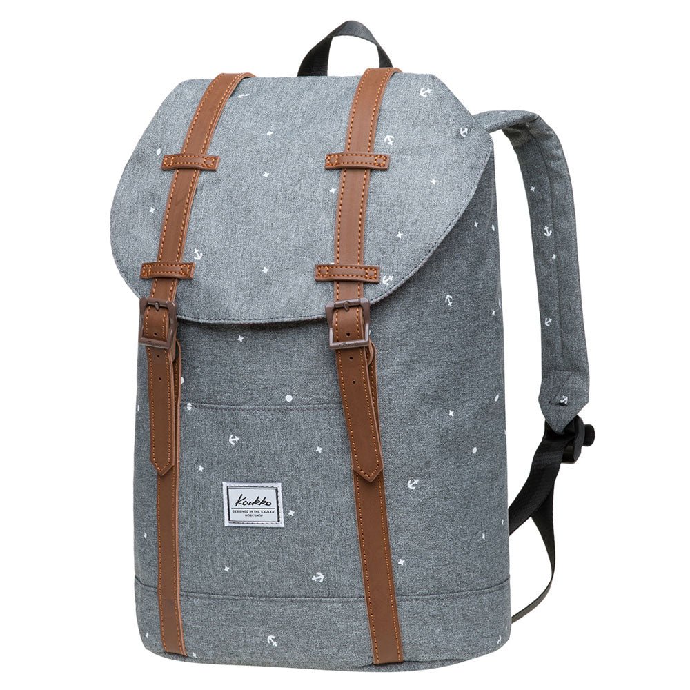 KAUKKO Backpack for city trips, EP6-5 ( Grey / 17.8L ) - kaukko
