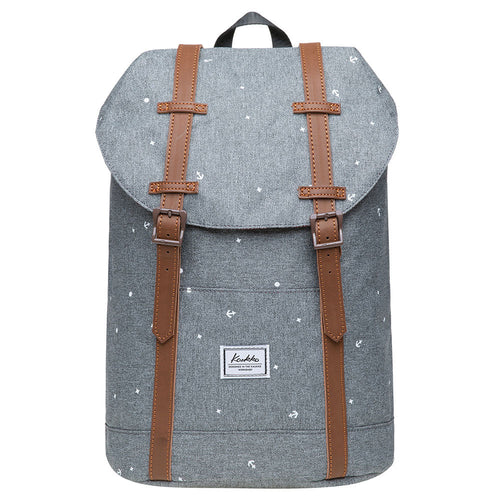 KAUKKO Backpack for city trips, EP6-5 ( Grey / 17.8L ) - kaukko
