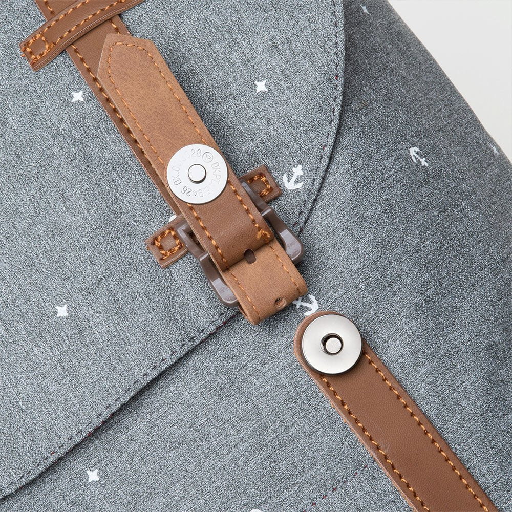 KAUKKO Backpack for city trips, EP6-5 ( Grey / 17.8L ) - kaukko