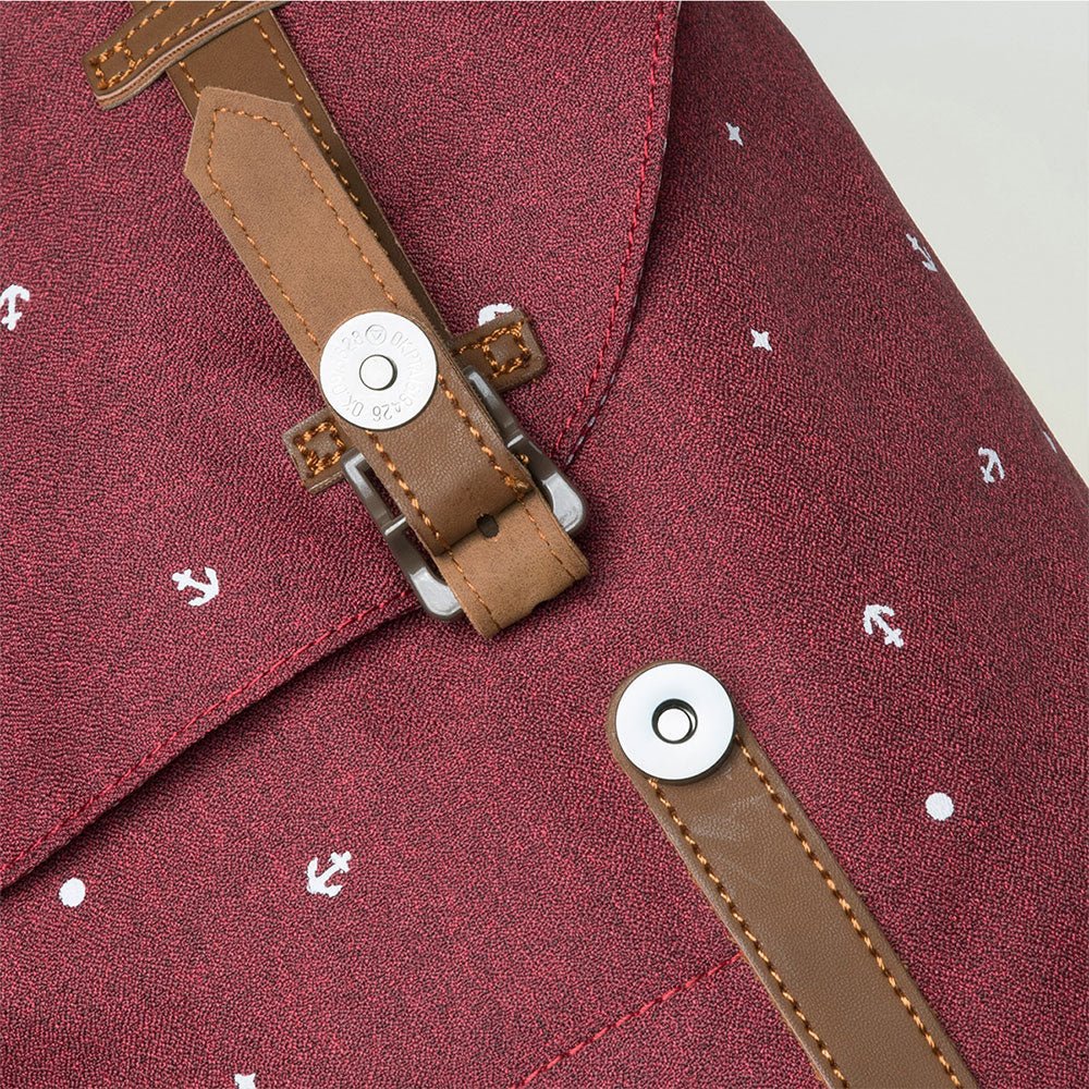 KAUKKO Backpack for city trips, EP6-5 ( Red / 17.8L ) - kaukko