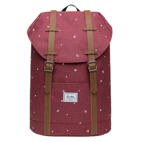 KAUKKO Backpack for city trips, EP6-5 ( Red / 17.8L ) - kaukko