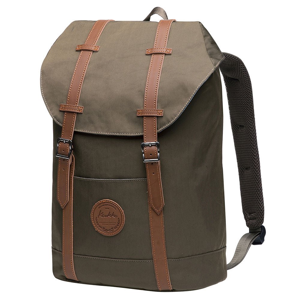 KAUKKO Backpack for city trips, EP6-9 ( Army Green / 18.1L ) - kaukko