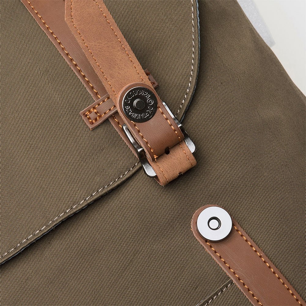 KAUKKO Backpack for city trips, EP6-9 ( Army Green / 18.1L ) - kaukko