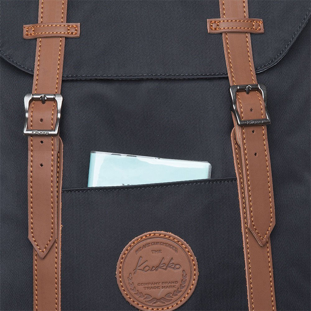 KAUKKO Backpack for city trips, EP6-9 ( Black / 18.1L ) - kaukko