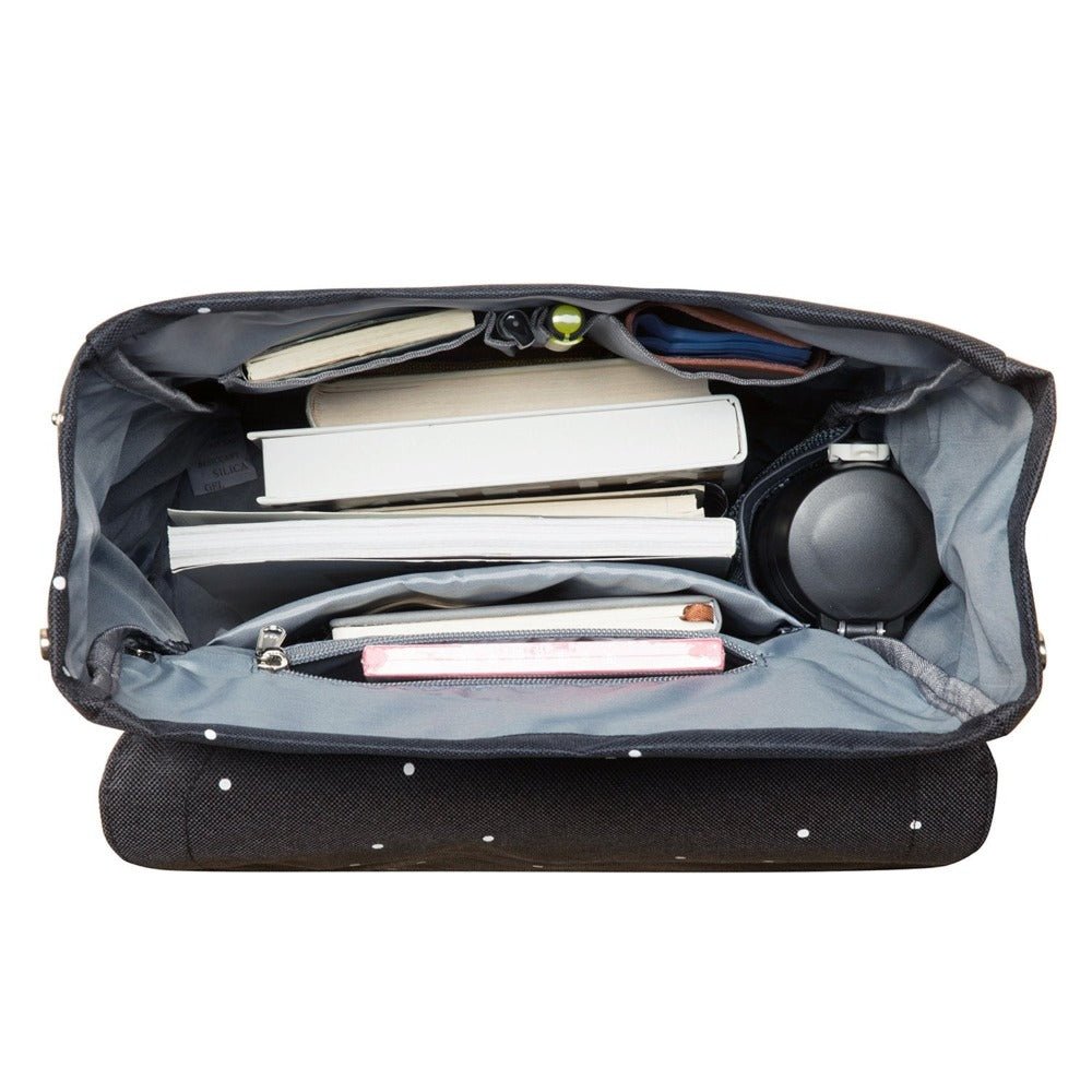 KAUKKO Backpack for city trips, KF14 ( Black-2/ 21L ) - kaukko