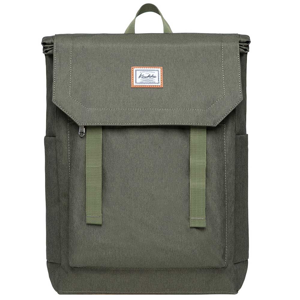 KAUKKO Backpack for city trips, KF14 ( Green / 21L ) - kaukko