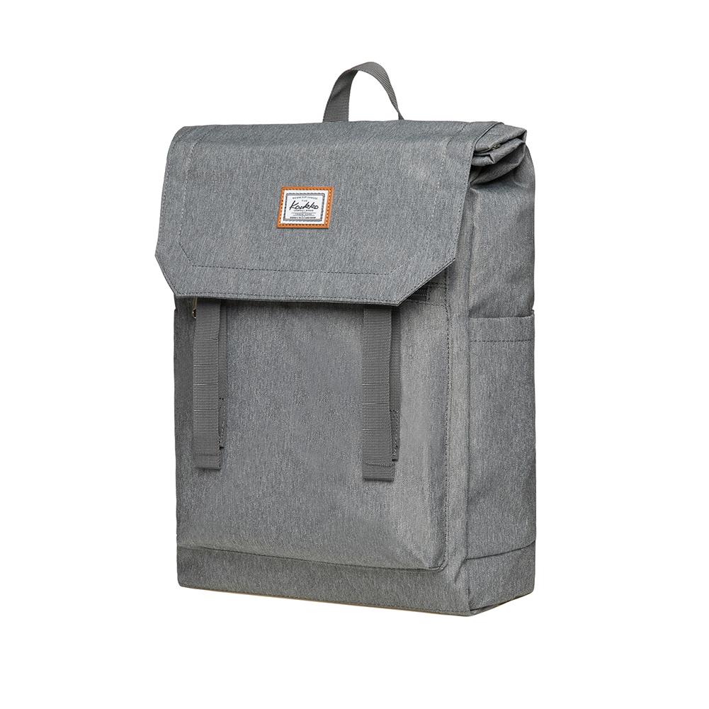 KAUKKO Backpack for city trips, KF14 ( Grey / 21L ) - kaukko