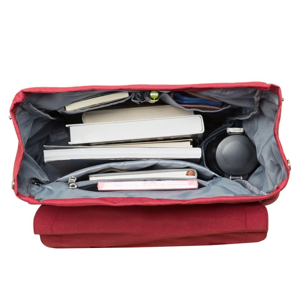 KAUKKO Backpack for city trips, KF14 ( Red / 21L ) - kaukko