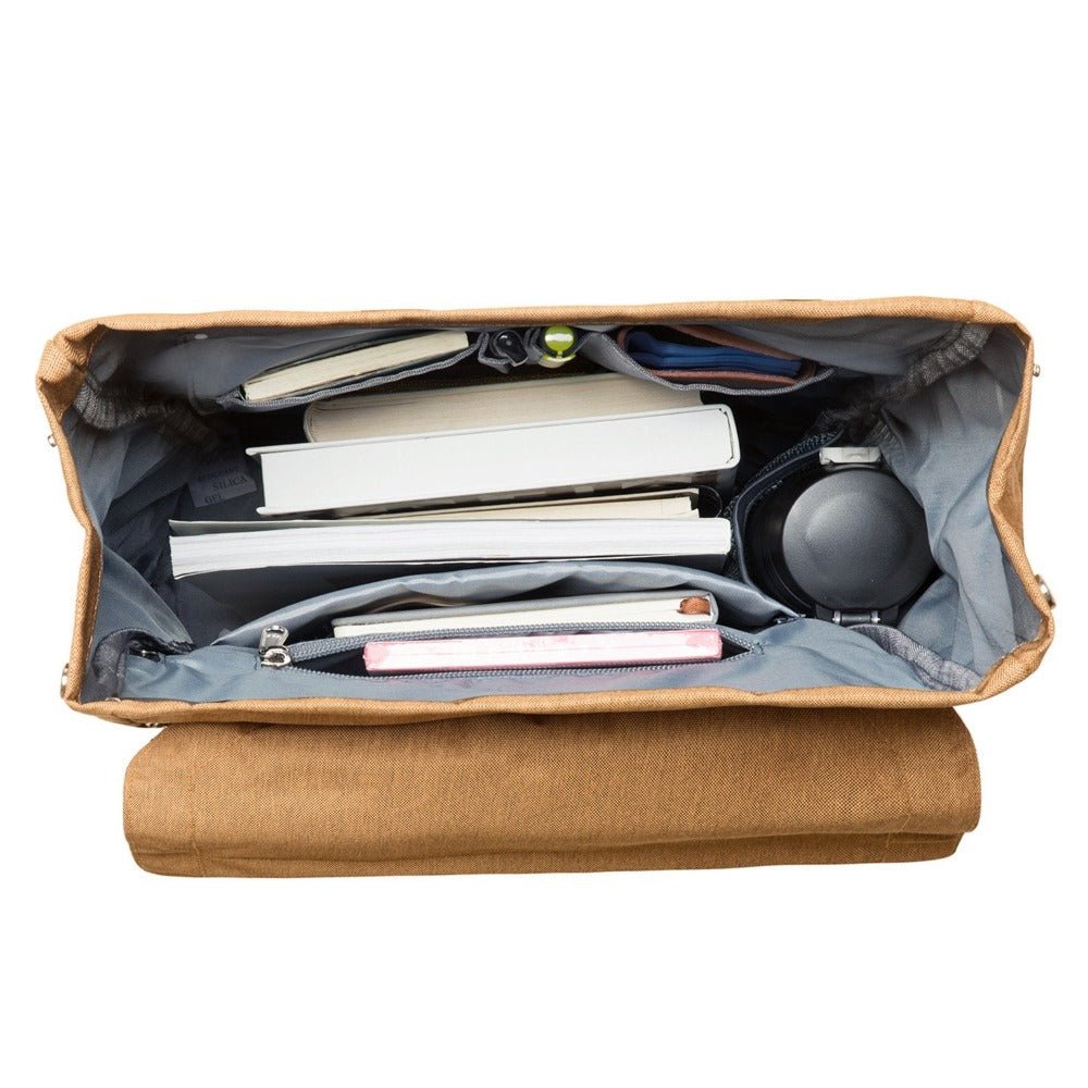 KAUKKO Backpack for city trips, KF14 ( Yellow / 21L ) - kaukko