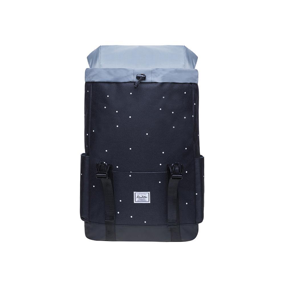 KAUKKO Backpack for city trips, KS12-2 ( Point Black /20.6 L ) - kaukko