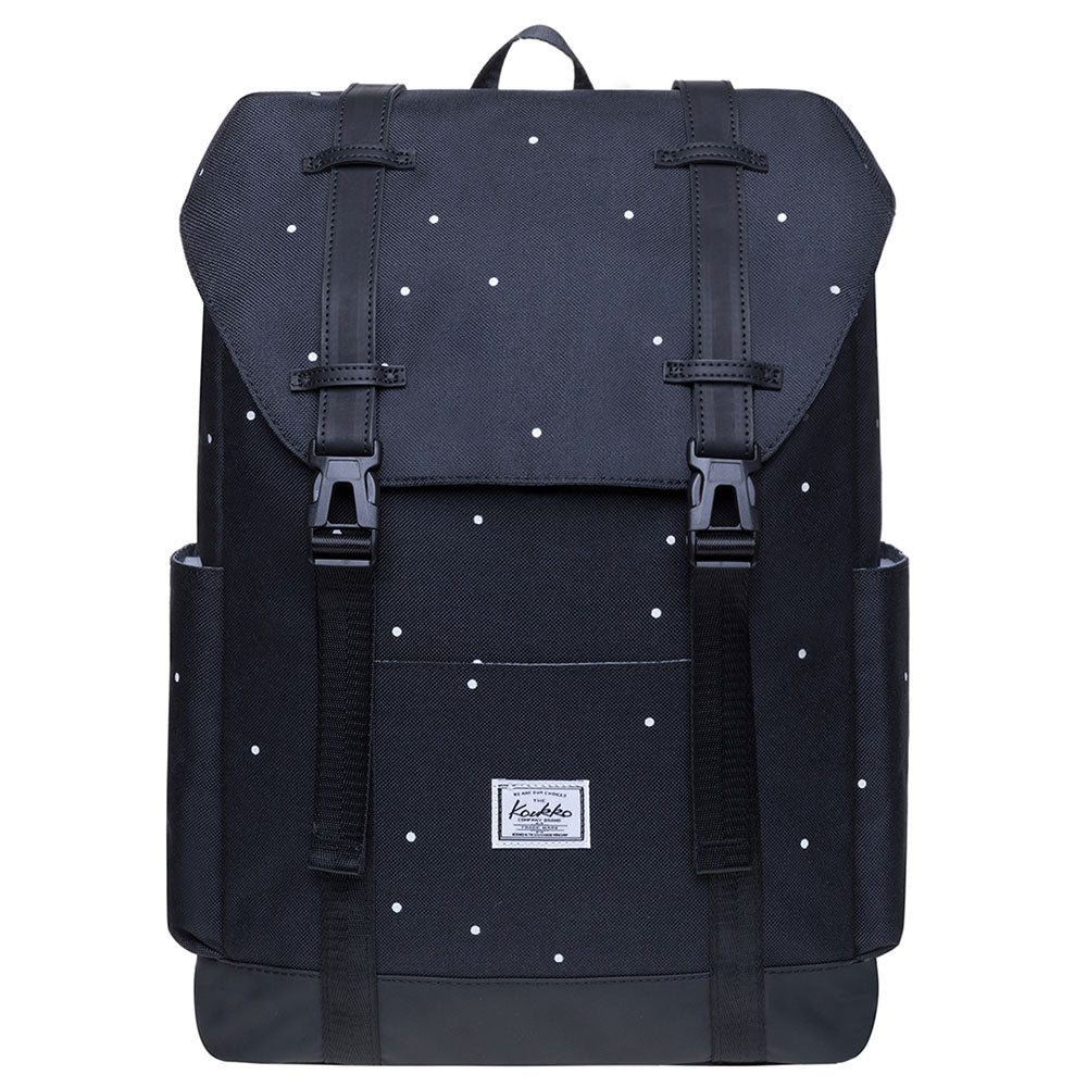KAUKKO Backpack for city trips, KS12-2 ( Point Black /20.6 L ) - kaukko