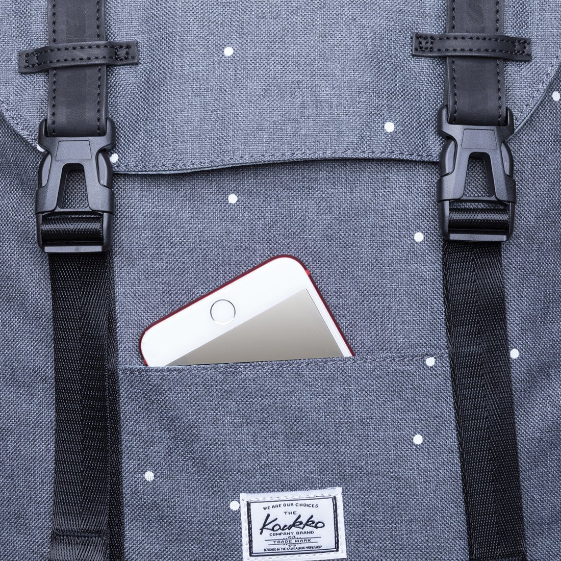 KAUKKO Backpack for city trips, KS12-2 ( Point Grey /20.6 L ) - kaukko