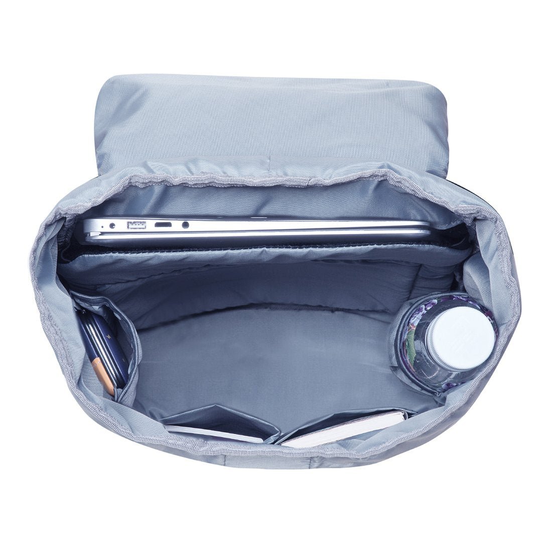 KAUKKO Backpack for city trips, KS12 ( Grey /20.6 L ) - kaukko