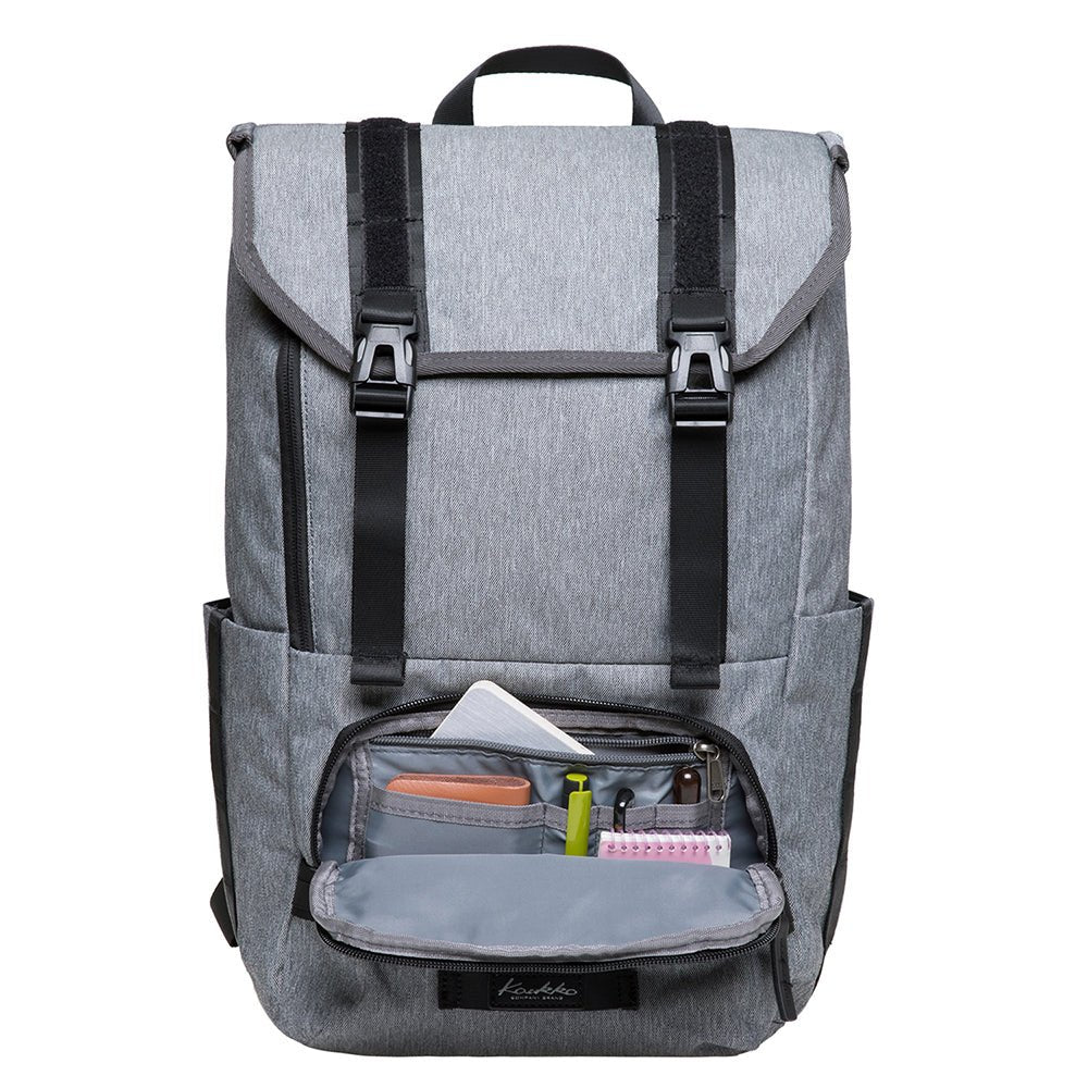 KAUKKO Backpack for City Trips / Work, EP5-23 ( Grey /22.5L ) - kaukko