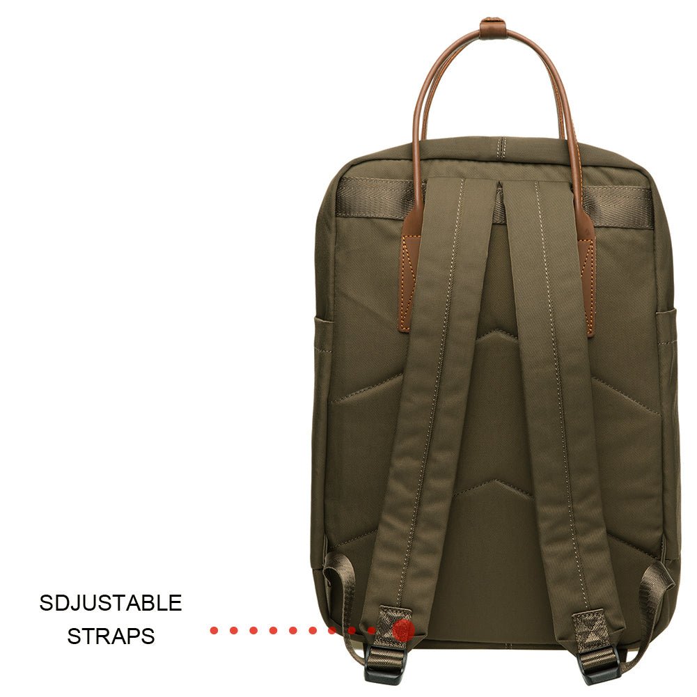 KAUKKO Backpack for daily use, K1007-2 ( Green / 15.7L ) - kaukko