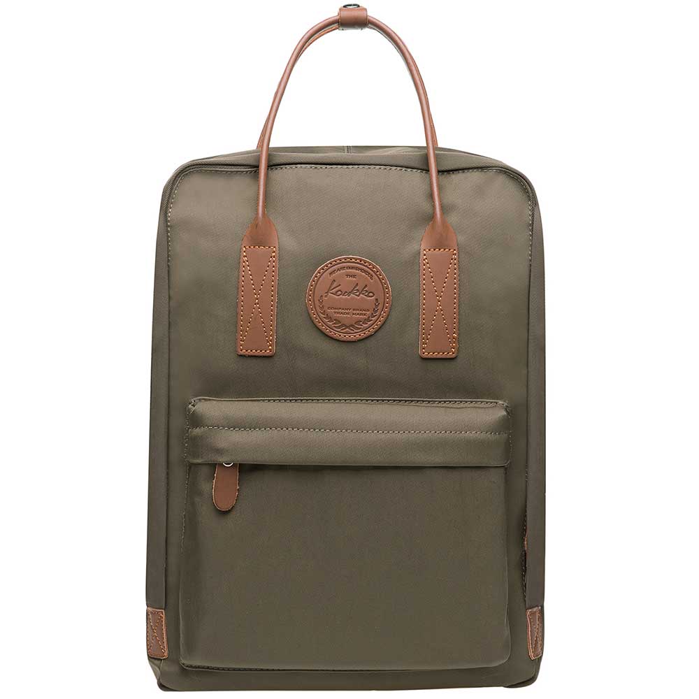 KAUKKO Backpack for daily use, K1007-2 ( Green / 15.7L ) - kaukko