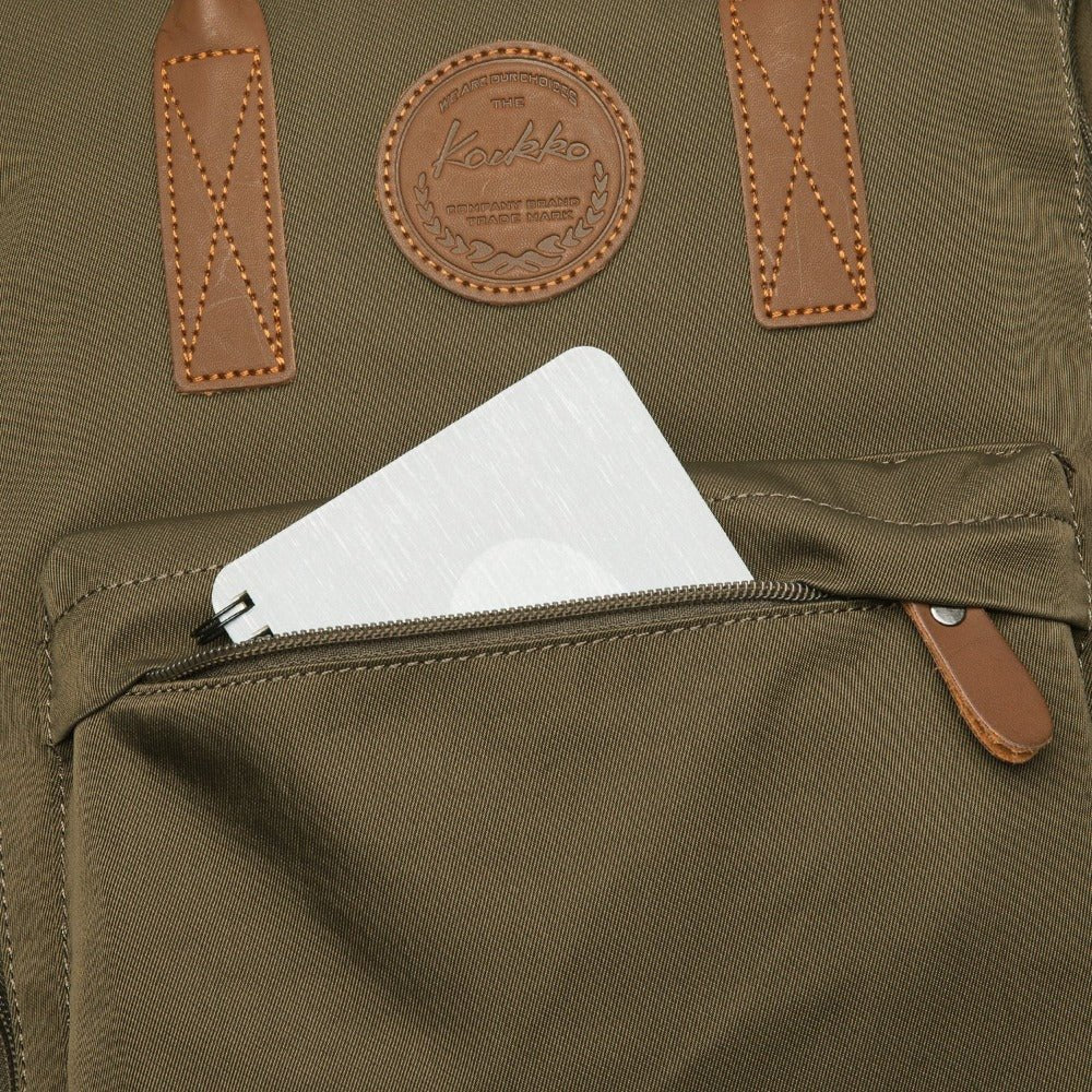 KAUKKO Backpack for daily use, K1007-2 ( Green / 15.7L ) - kaukko