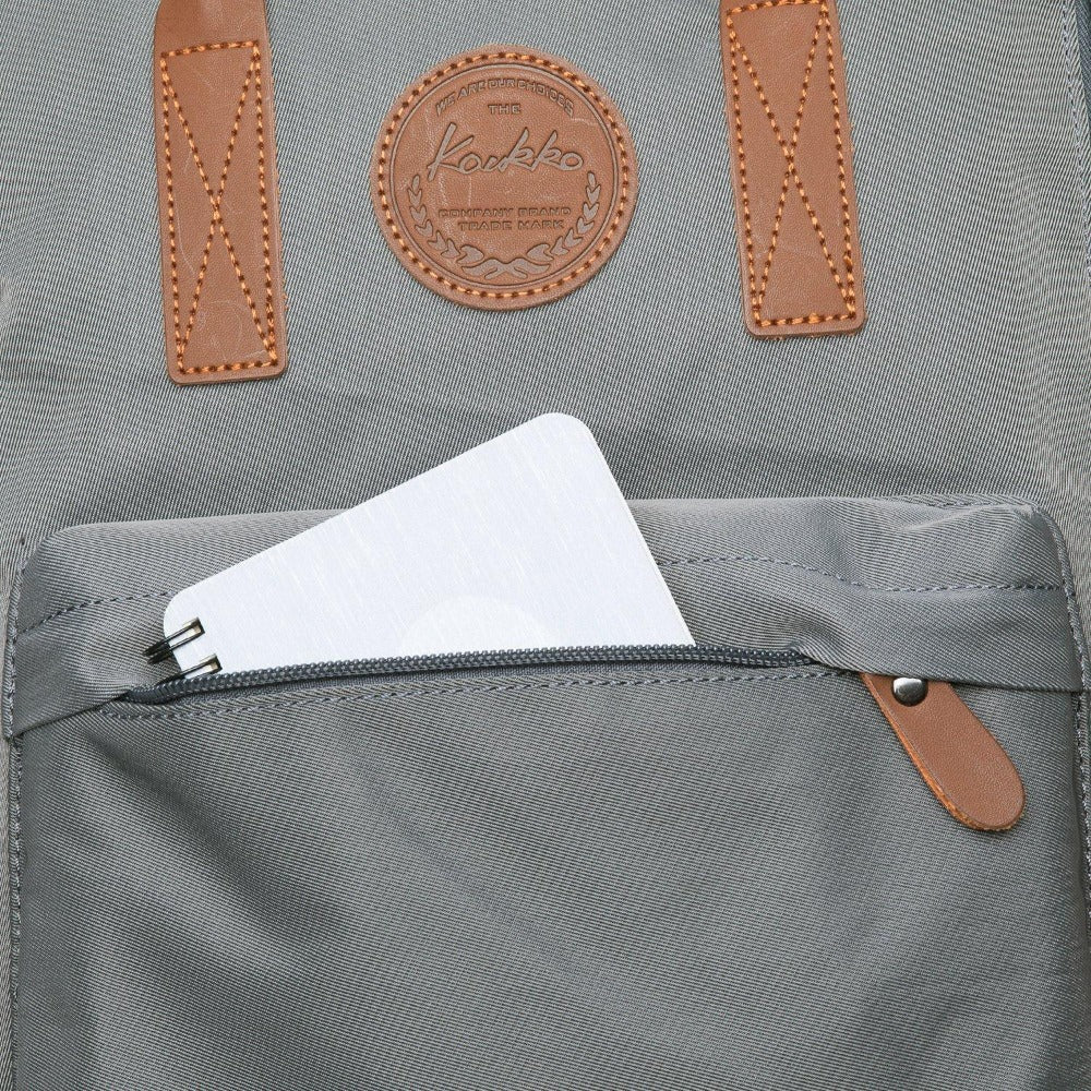 KAUKKO Backpack for daily use, K1007-2 ( Grey / 15.7L ) - kaukko