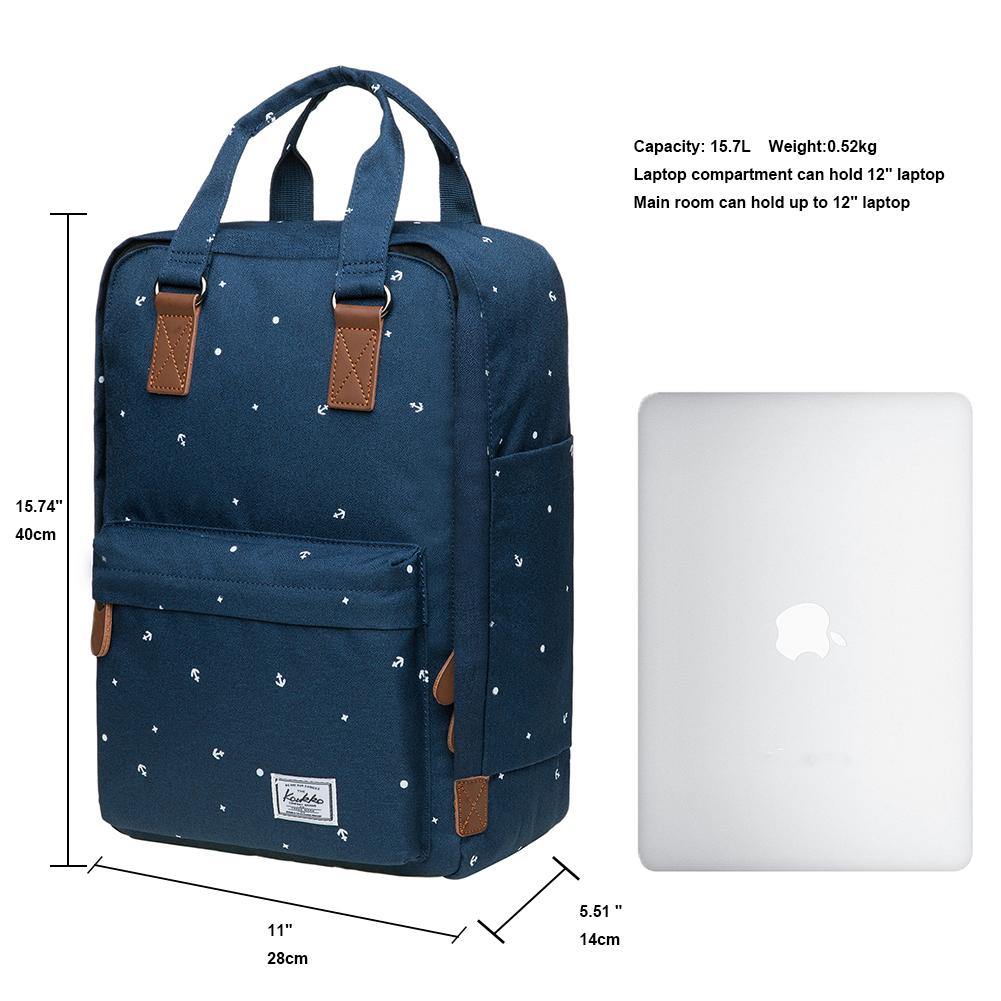 KAUKKO Backpack for daily use, K1007-3 ( Blue / 15.7L ) - kaukko