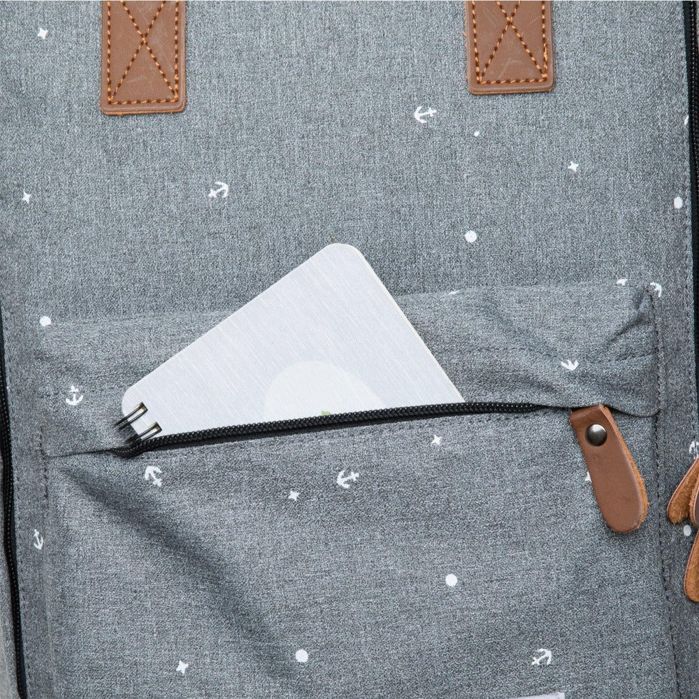 KAUKKO Backpack for daily use, K1007-3 ( Grey / 15.7L ) - kaukko