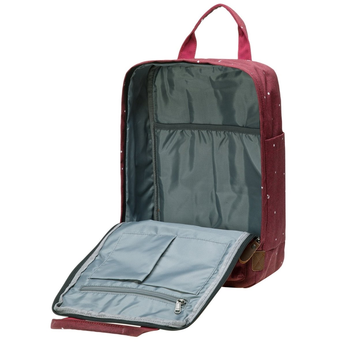 KAUKKO Backpack for daily use, K1007-3 ( Red / 15.7L ) - kaukko