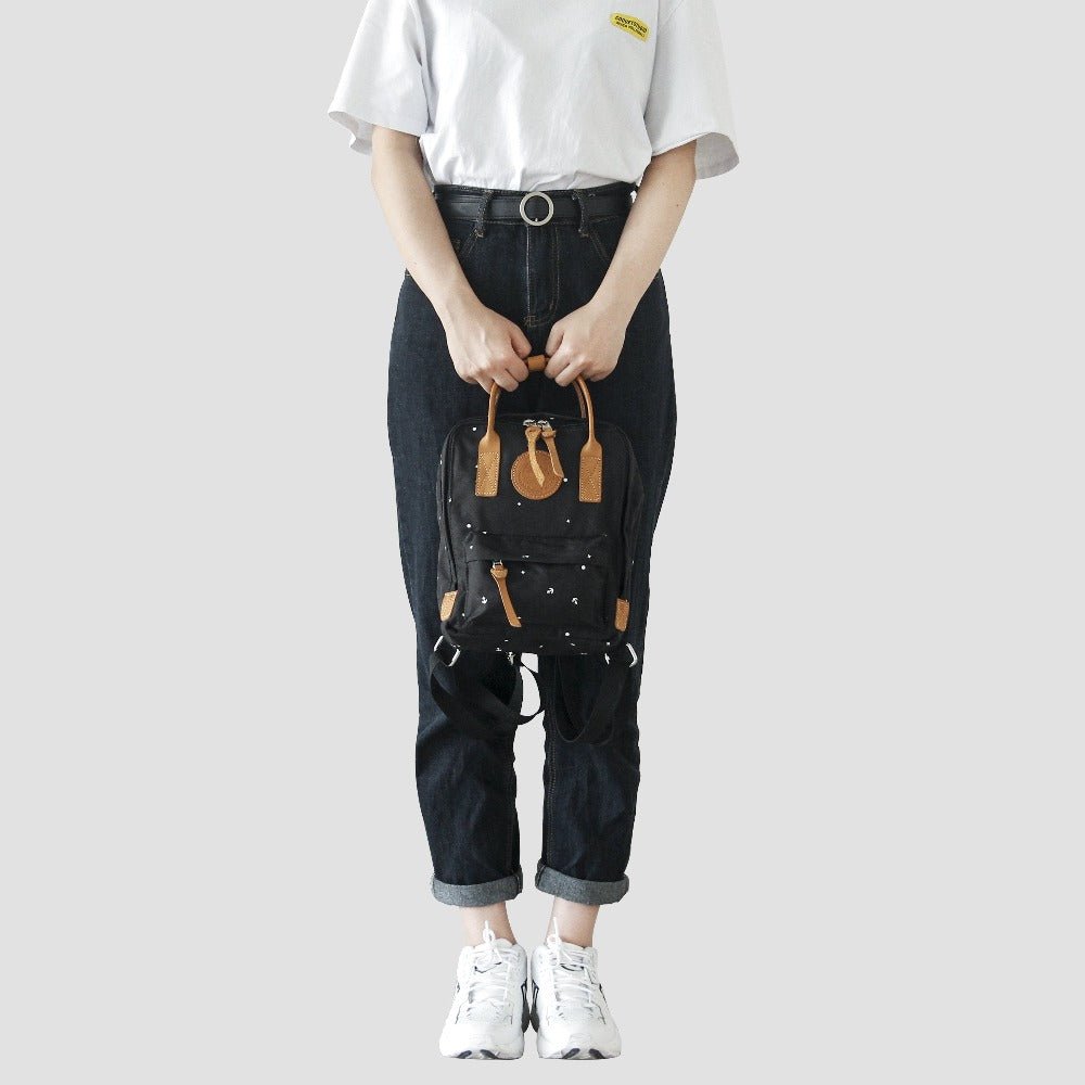 KAUKKO Backpack for daily use, K1007-5 ( Black / 5.5L ) - kaukko