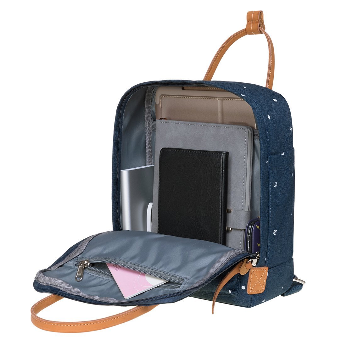 KAUKKO Backpack for daily use, K1007-5 ( Blue / 5.5L ) - kaukko