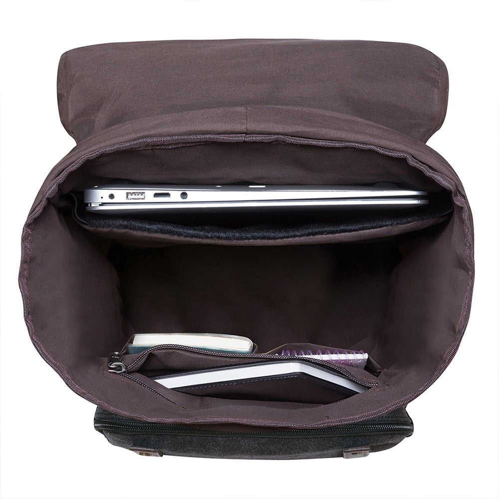 KAUKKO Backpack for daily use, KD02-2 ( Black / 17.6L ) - kaukko