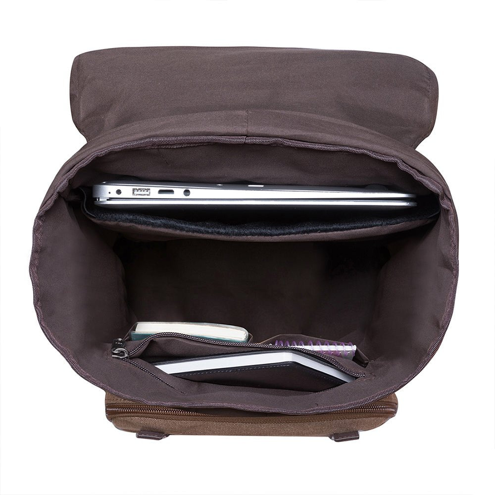 KAUKKO Backpack for daily use, KD02-2 ( Khaki / 17.6L ) - kaukko